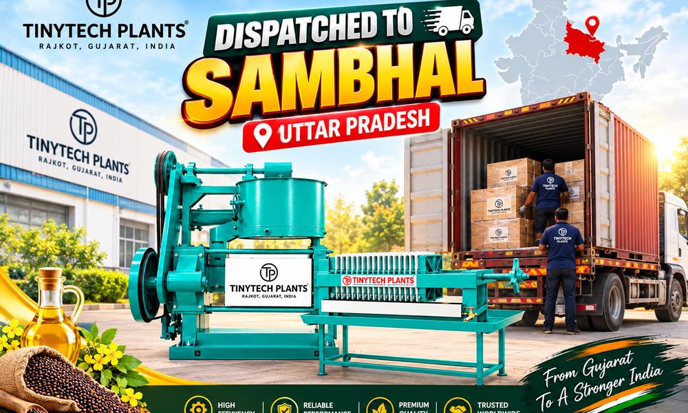 Heavy Duty Oil Mill Plant Dispatched to Sambhal Uttar Pradesh