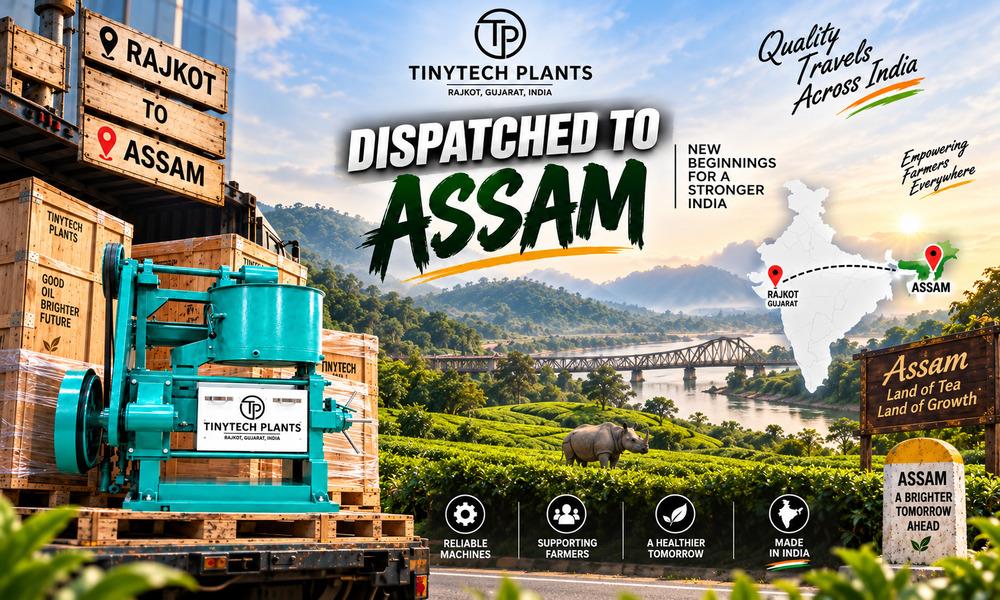 High Productivity Oil Mill Plant Dispatched to Assam